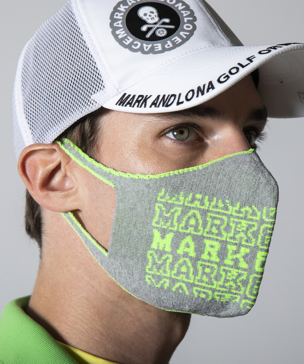 Faded Logo Knit surgical mask