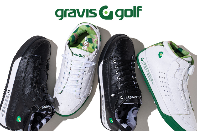 gravis golf ファーストコレクション 世界初デビュー