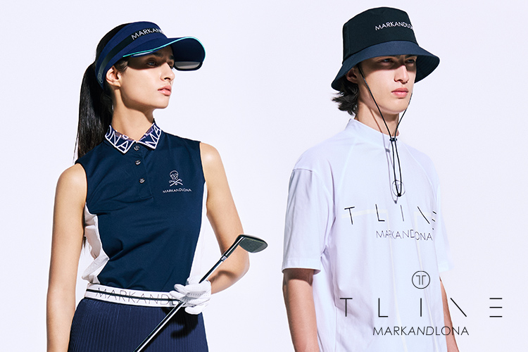 MARK&LONA マークアンドロナ 長袖ポロシャツ ネイビー系 S 