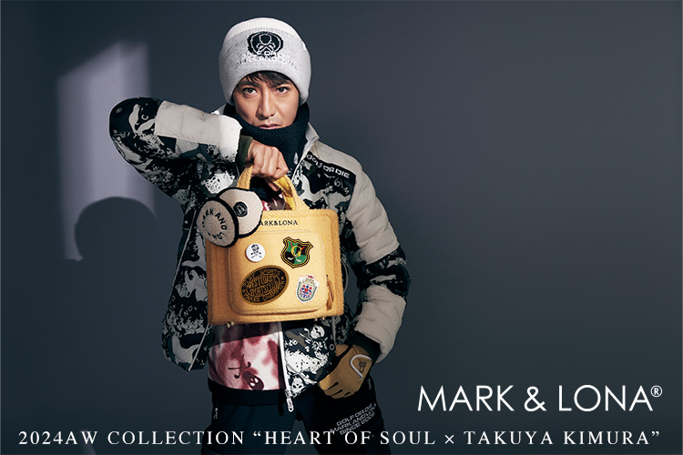 MARK&LONA マークアンドロナ ハーフジップ シャツ カットソー メンズ 