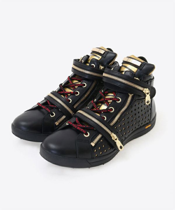 Hi Cut Zip Shoes | MEN