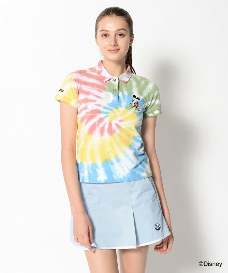 Aloha Mickey Tie dye Polo | WOMEN