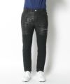 BLACK(Model:身長184cm,チェスト96cm,ウエスト76cm,ヒップ96cm,着用サイズL) 