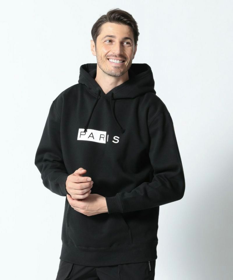 BLACK(Model:身長185cm,チェスト96cm,ウエスト76cm,ヒップ96cm,着用サイズL)