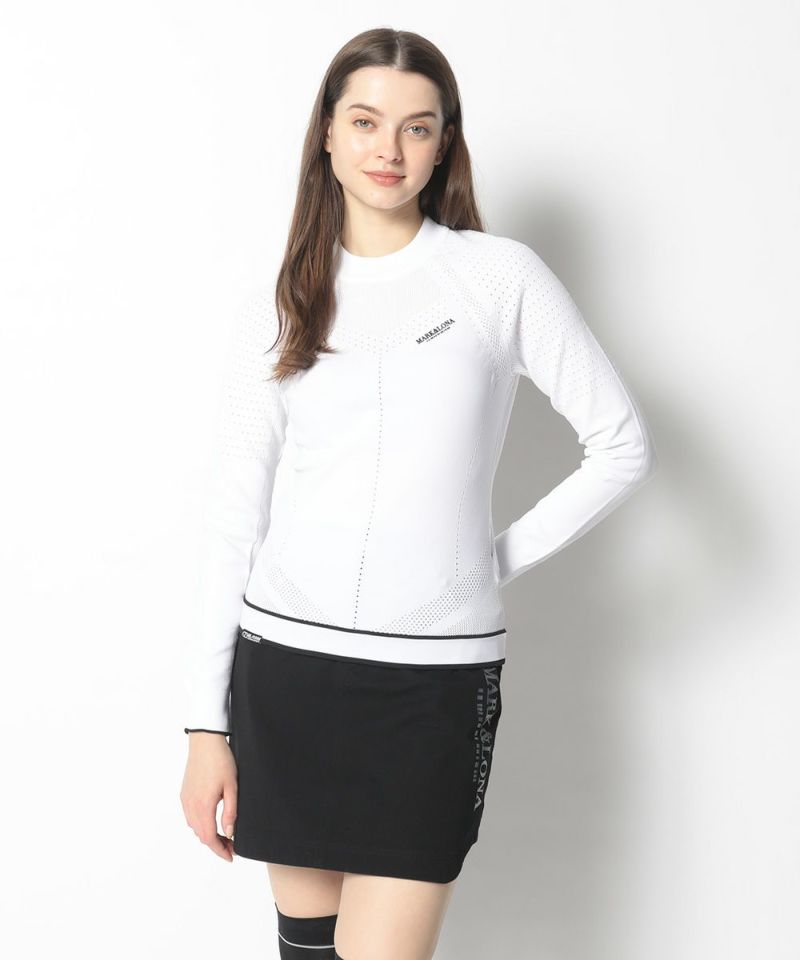 WHITE(Model:身長173cm,バスト80cm,ウエスト61cm,ヒップ89cm,着用サイズM)