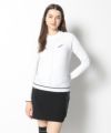 WHITE(Model:身長173cm,バスト80cm,ウエスト61cm,ヒップ89cm,着用サイズM)