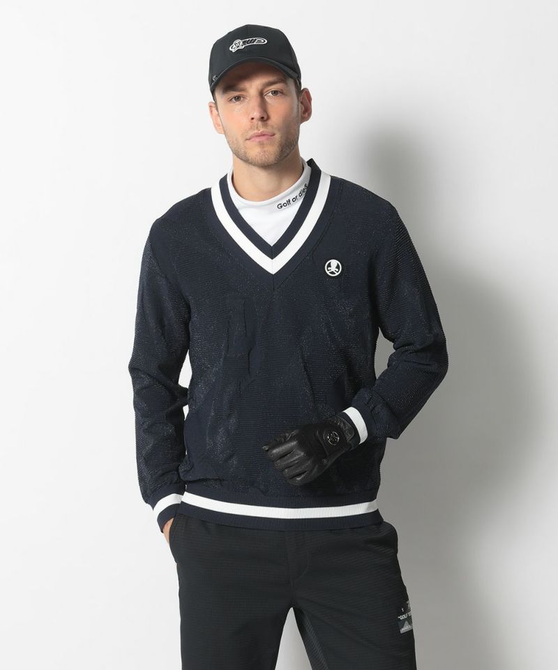 NAVY(Model:身長185cm,チェスト96cm,ウエスト76cm,ヒップ97cm,着用サイズL)