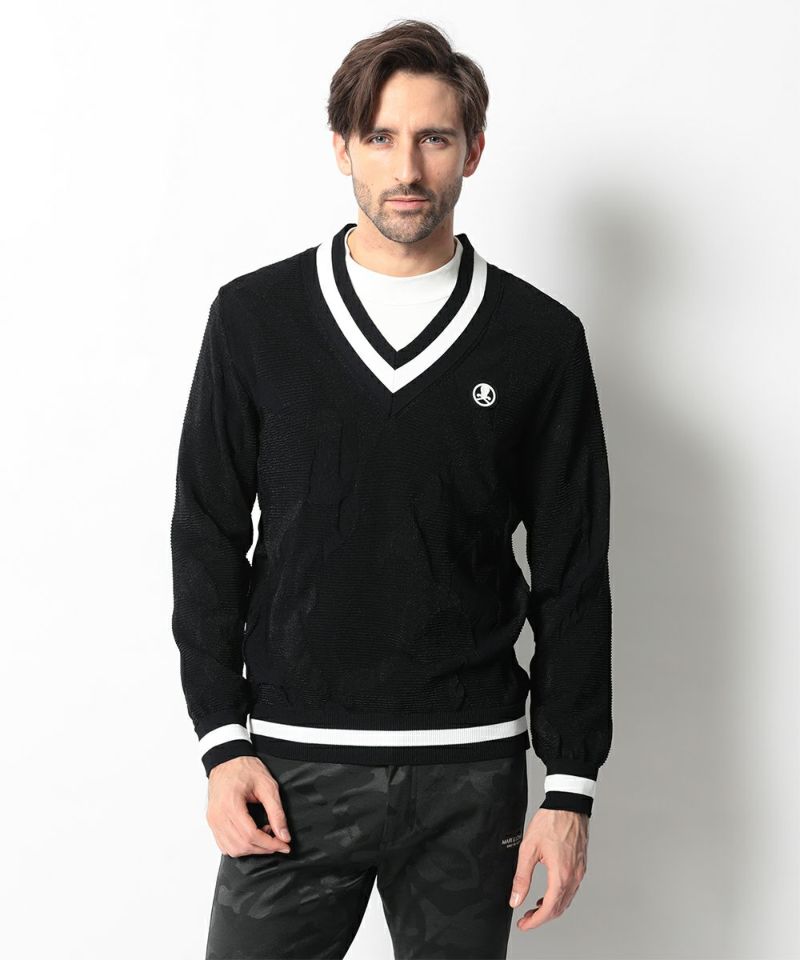 BLACK(Model:身長186cm,チェスト96cm,ウエスト78cm,ヒップ95cm,着用サイズL)