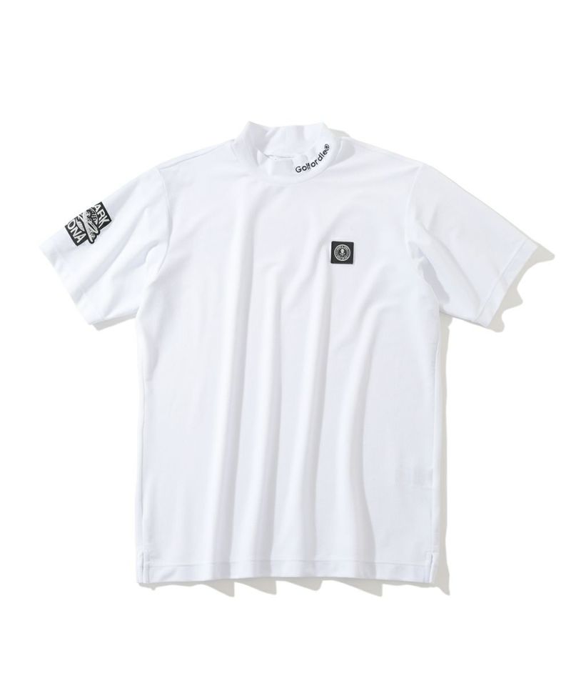 新作MARK&LONA モックネックTシャツ Lサイズ WHITE 新品-
