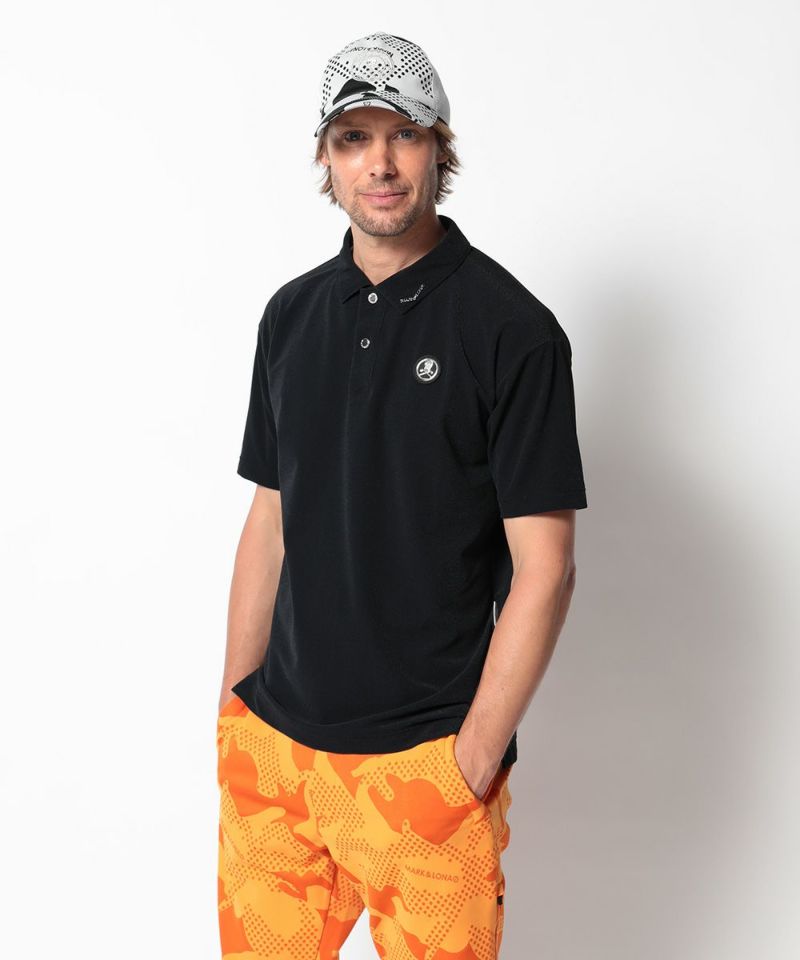 BLACK(Model:身長186cm,チェスト91cm,ウエスト77cm,ヒップ91cm,着用サイズL)