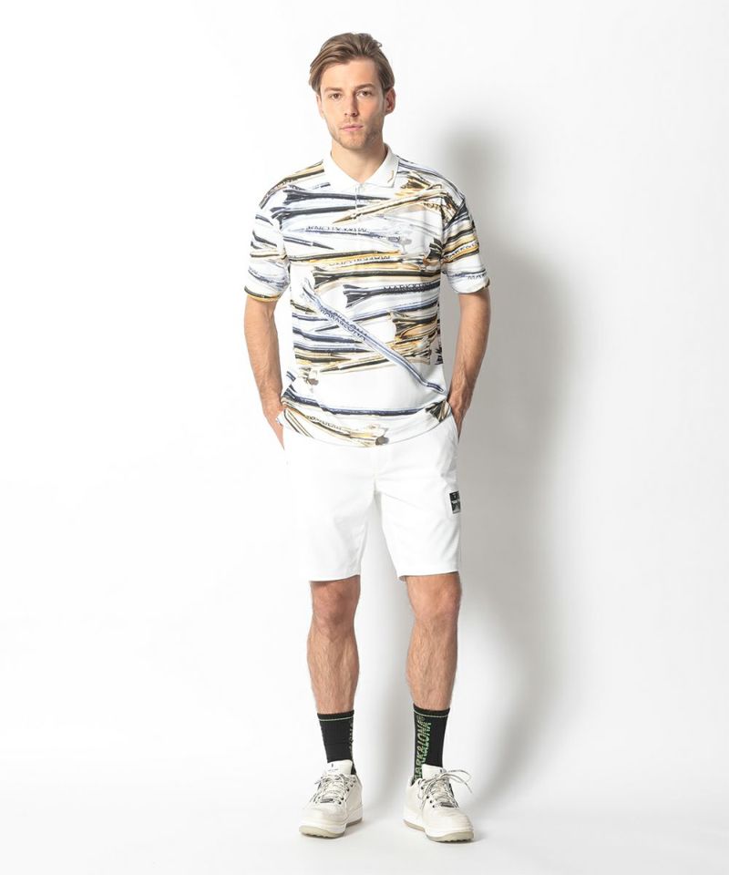 All That Tee Polo MEN MARK LONA MARKET STORE 公式ストア 『MARK LONA』ホワイト デニム 刻印プレート ジップ パンツ