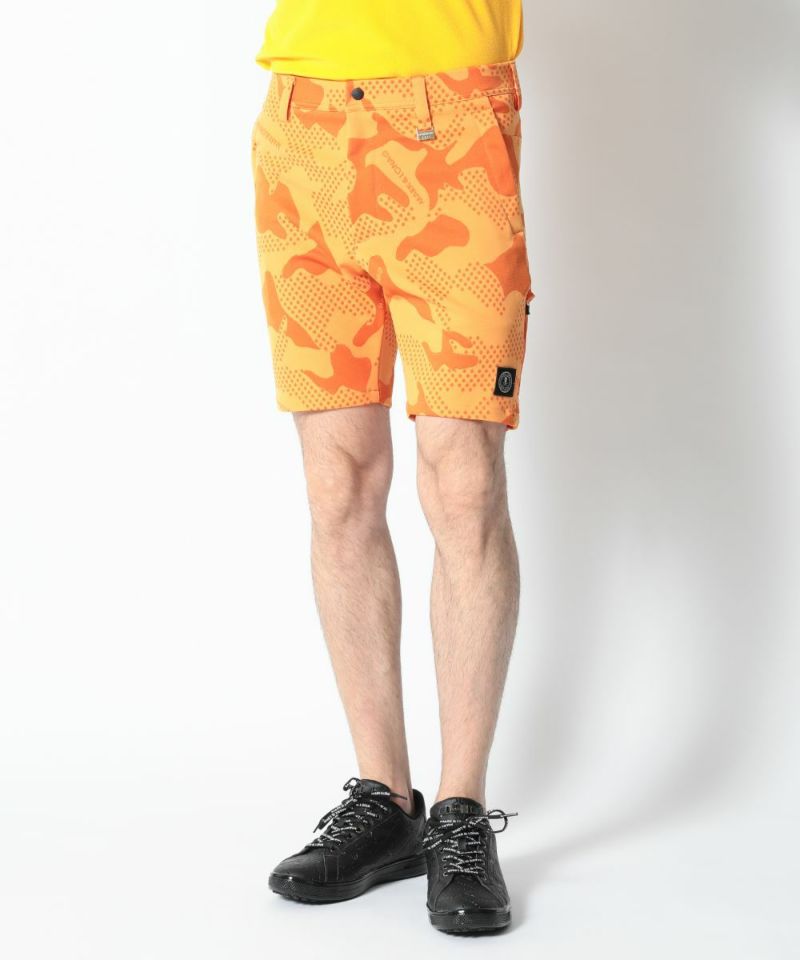 ORANGE（Model:身長184cm,チェスト96cm,ウエスト76cm,ヒップ96cm,着用サイズL）