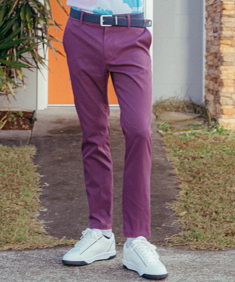 PURPLE (Model:身長184cm,チェスト93cm,ウエスト75cm,ヒップ92cm,着用サイズL)