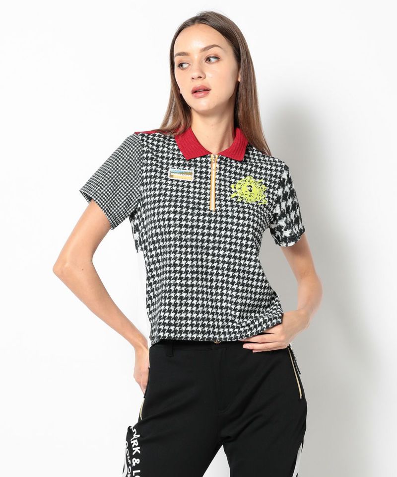 Checkered polo for on sale ladies