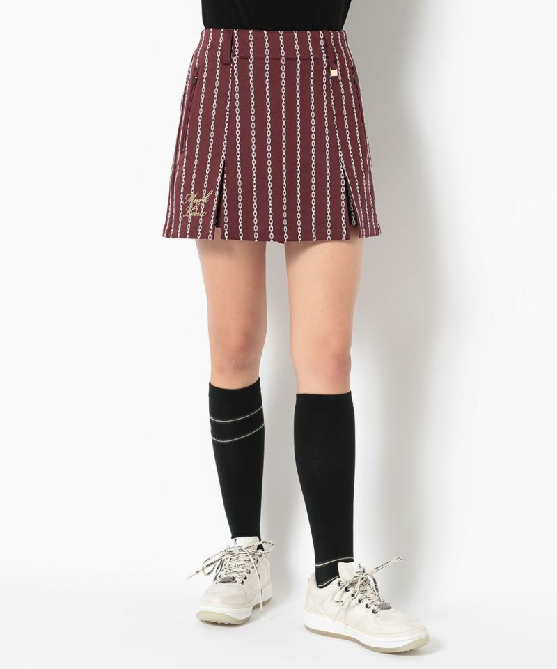 Gauge Pleats Skirt | WOMEN マークアンドロナ - www.stedile.com.br