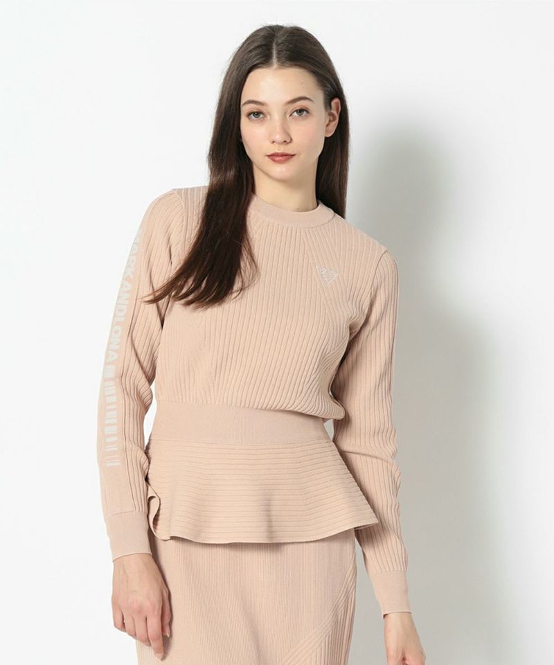 PINK BEIGE(Model:身長175cm,バスト83cm,ウエスト61cm,ヒップ89cm,着用サイズM)