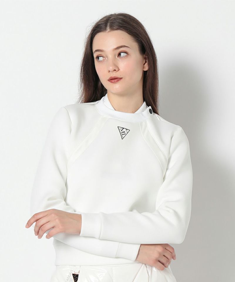 WHITE(Model:身長175cm,バスト83cm,ウエスト61cm,ヒップ89cm,着用サイズM)