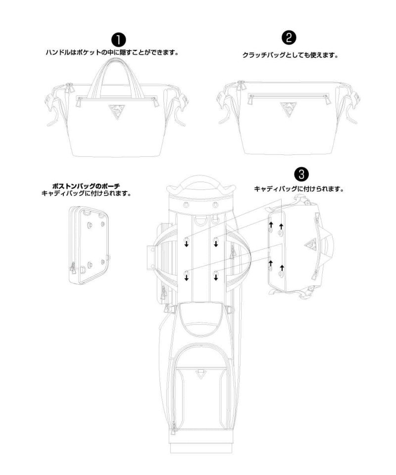 DETAIL ※キャディバッグにも取り付け可能