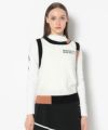 OFF.WHITE モデル:身長172cm,バスト80cm,ウエスト58cm,ヒップ88cm,着用サイズM