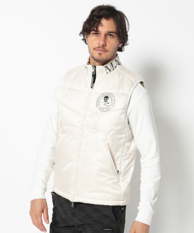 Leo Reversible Pudding Vest  | MEN