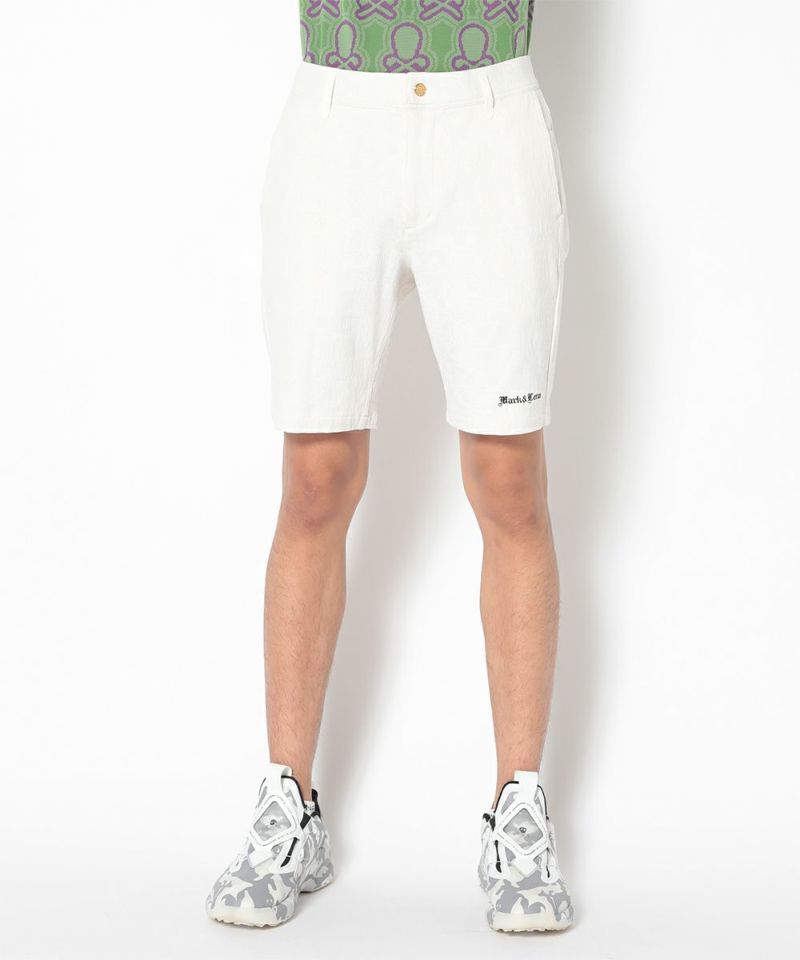 OFF.WHITE モデル:身長185cm,チェスト85cm,ウエスト70cm,ヒップ92cm,着用サイズL