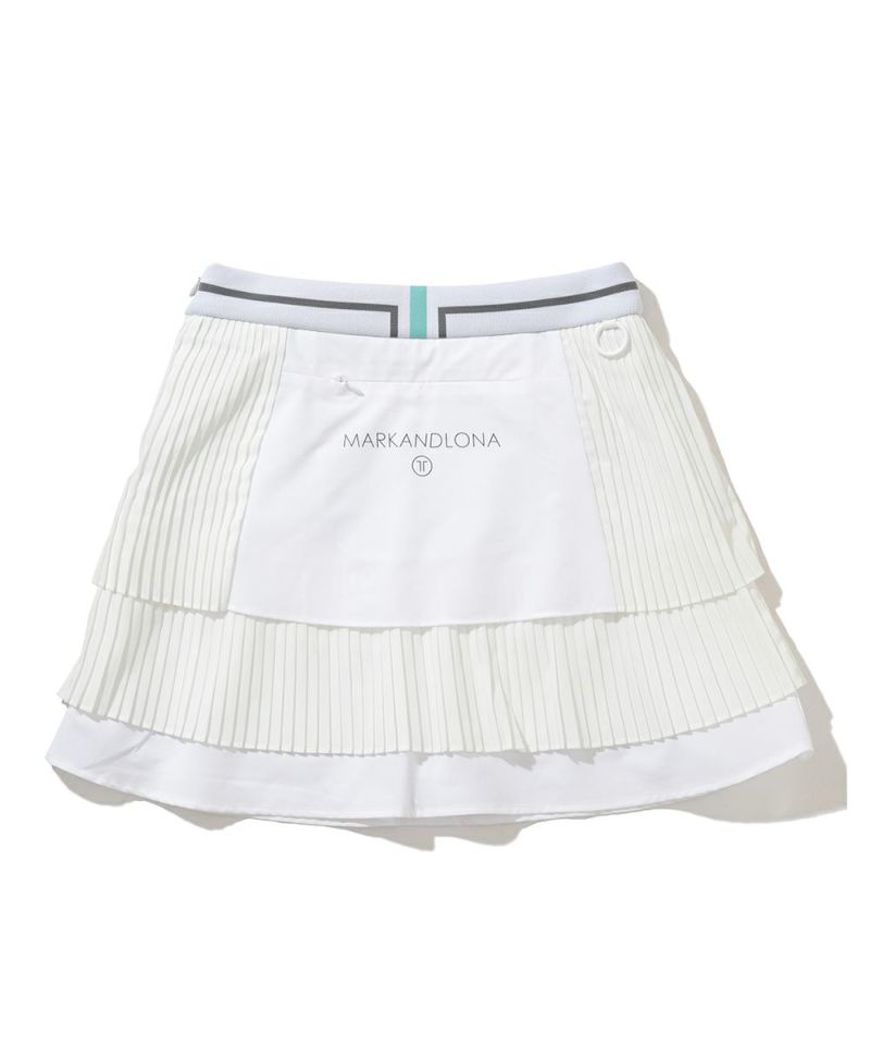 MARK&LONA ホワイトスカート MARK&LONA - 【2025AW】【レディース】 RIPPLE PLEAT UTILITY