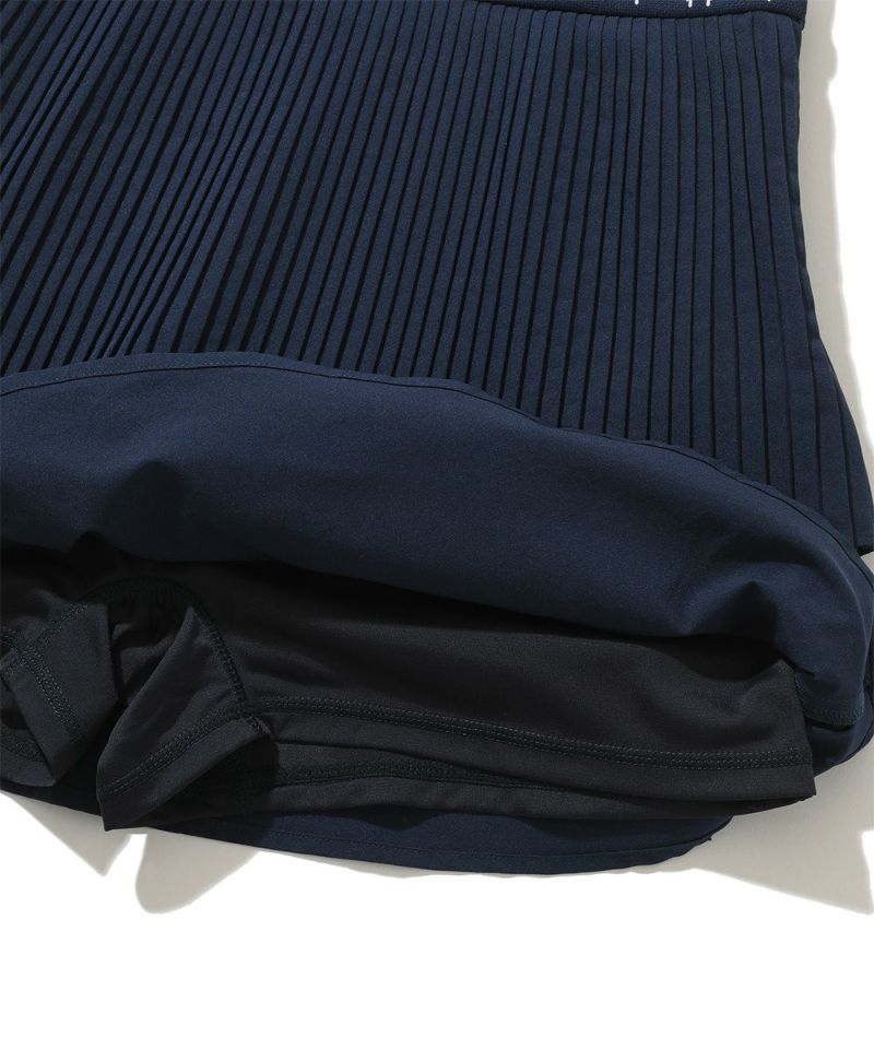 MARKANDLONA 黒 プリーツスカートパンツ プリーツ スカート 制服 キッズ 女の子 キュロット パンツ