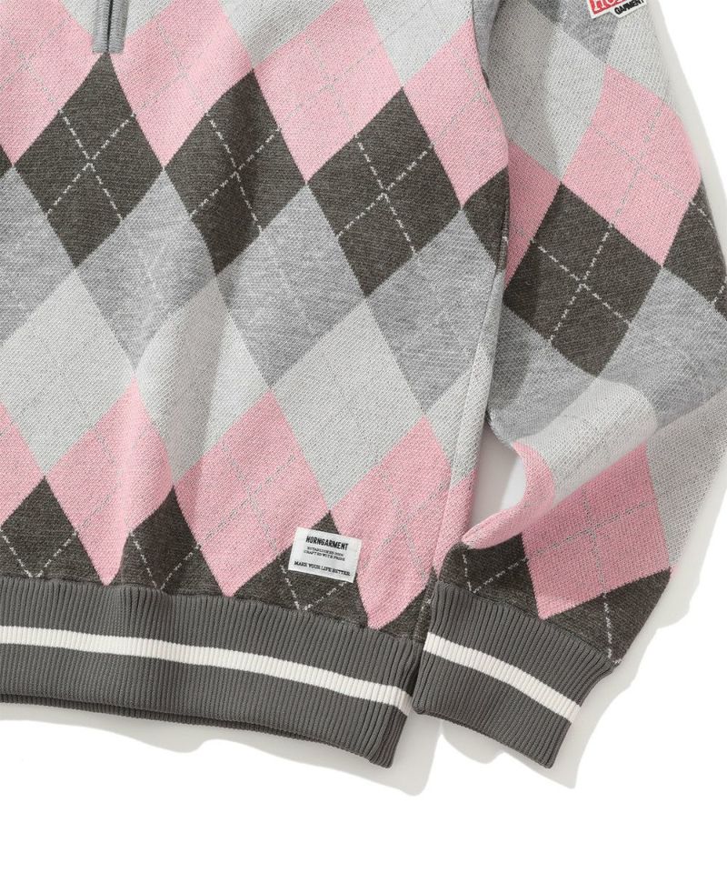 Woodville Argyle Sailor Collar Knit | WOMEN