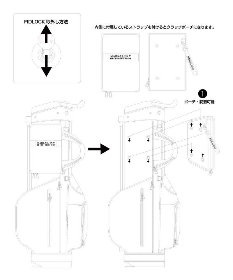 DETAIL ※ポーチ式ポケット取り外し可能