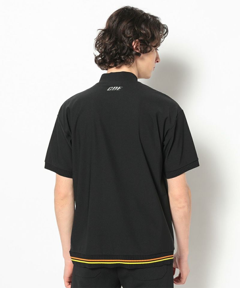 BLACK モデル:身長182cm,チェスト87cm,ウエスト78cm,ヒップ91cm,着用サイズ：L