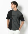 BLACK モデル:身長185cm,チェスト95cm,ウエスト75cm,ヒップ94cm,着用サイズL