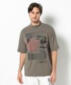 KHAKI モデル:身長185cm,チェスト95cm,ウエスト75cm,ヒップ94cm,着用サイズL