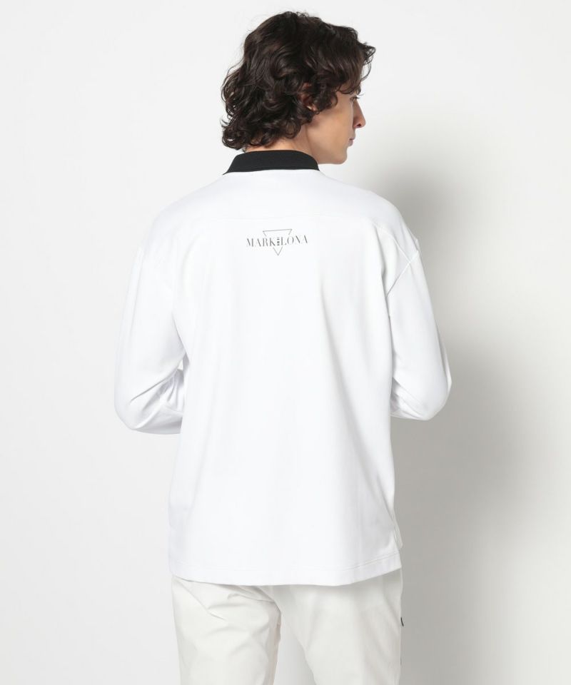 MARK&LONA - ACE SKIPPER POLO / スキッパーデザイン ラグラン