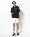 NAVY モデル:身長185cm,チェスト95cm,ウエスト75cm,ヒップ94cm,着用サイズL