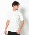 WHITE モデル:身長185cm,チェスト95cm,ウエスト75cm,ヒップ94cm,着用サイズL