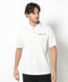 WHITE モデル:身長185cm,チェスト95cm,ウエスト75cm,ヒップ94cm,着用サイズL
