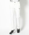 WHITE モデル:身長185cm,チェスト95cm,ウエスト75cm,ヒップ94cm,着用サイズL