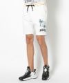 WHITE モデル:身長185cm,チェスト95cm,ウエスト75cm,ヒップ94cm,着用サイズL