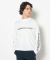 WHITE モデル:身長182cm,チェスト87cm,ウエスト78cm,ヒップ91cm,着用サイズ：L 