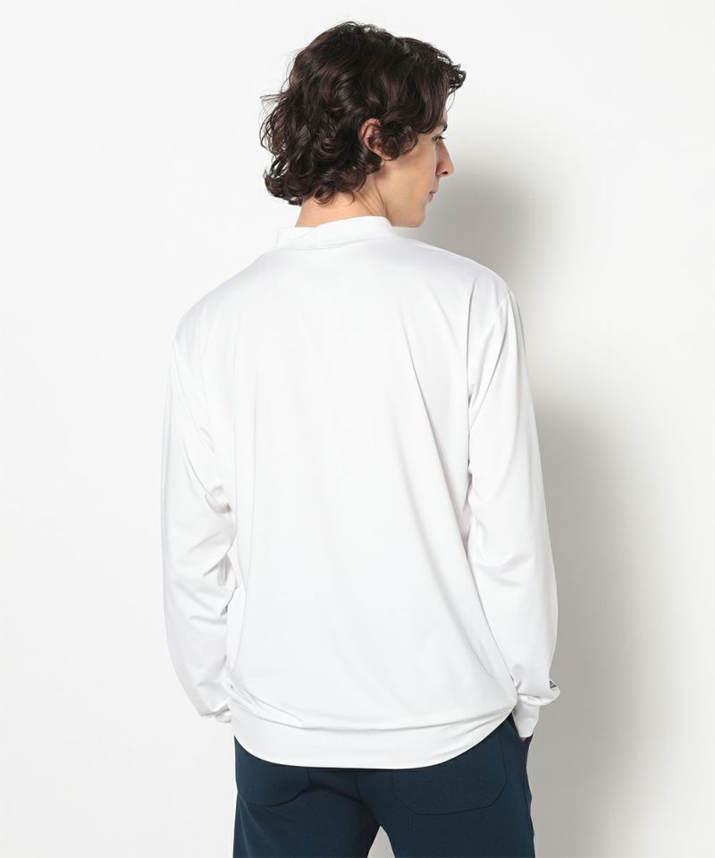 WHITE モデル:身長182cm,チェスト87cm,ウエスト78cm,ヒップ91cm,着用サイズ：L 