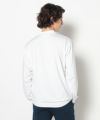 WHITE モデル:身長182cm,チェスト87cm,ウエスト78cm,ヒップ91cm,着用サイズ：L 