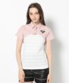 PINK モデル:身長172cm,バスト81cm,ウエスト57cm,ヒップ88cm, 着用サイズM