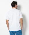 WHITE モデル:身長185cm,チェスト95cm,ウエスト75cm,ヒップ94cm,着用サイズL