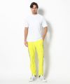 WHITE モデル:身長185cm,チェスト95cm,ウエスト75cm,ヒップ94cm,着用サイズL