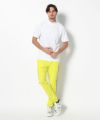WHITE モデル:身長185cm,チェスト95cm,ウエスト75cm,ヒップ94cm,着用サイズL
