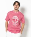 PINK モデル:身長185cm,チェスト95cm,ウエスト75cm,ヒップ94cm,着用サイズL