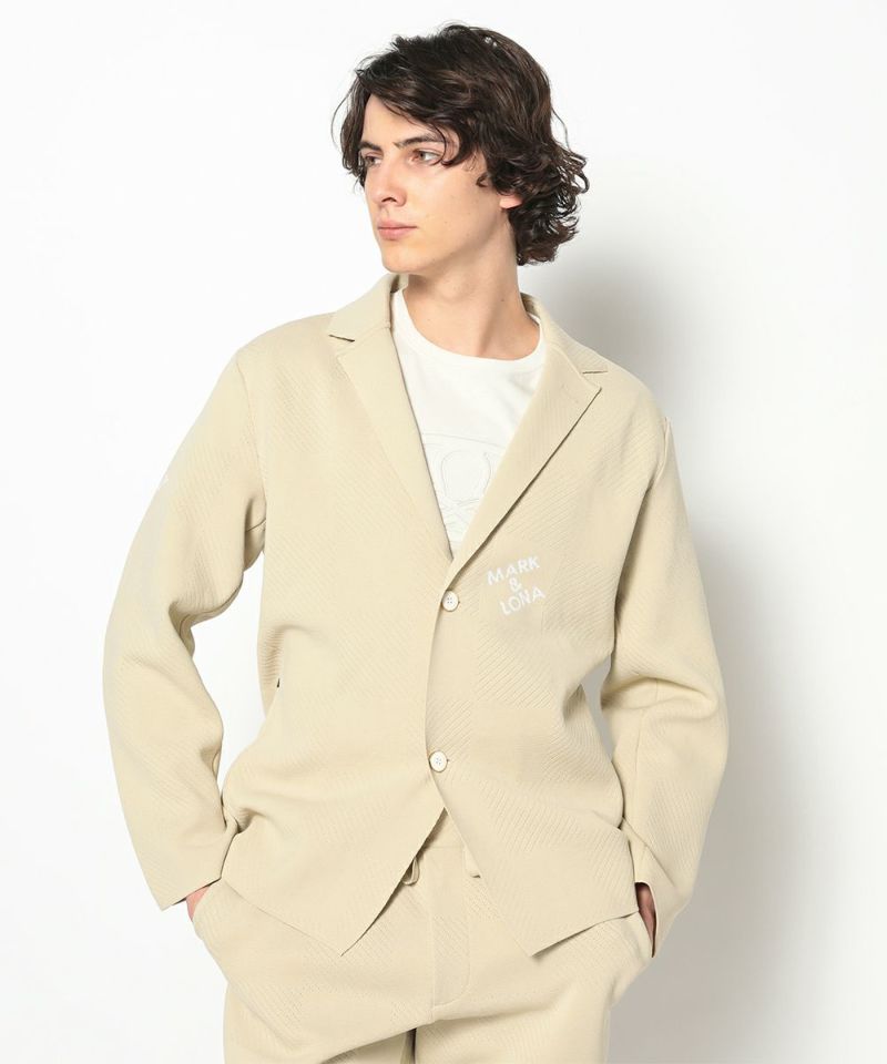 BEIGE モデル:身長182cm,チェスト87cm,ウエスト78cm,ヒップ91cm,着用サイズ：L