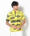YELLOW モデル:身長185cm,チェスト95cm,ウエスト75cm,ヒップ94cm,着用サイズL