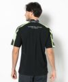 BLACK モデル:身長185cm,チェスト95cm,ウエスト75cm,ヒップ94cm,着用サイズL
