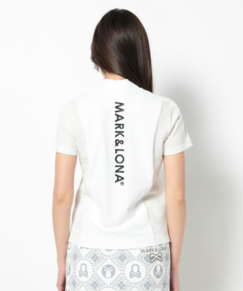 WHITE モデル:身長168cm,バスト80cm,ウエスト57cm,ヒップ89cm,着用サイズM